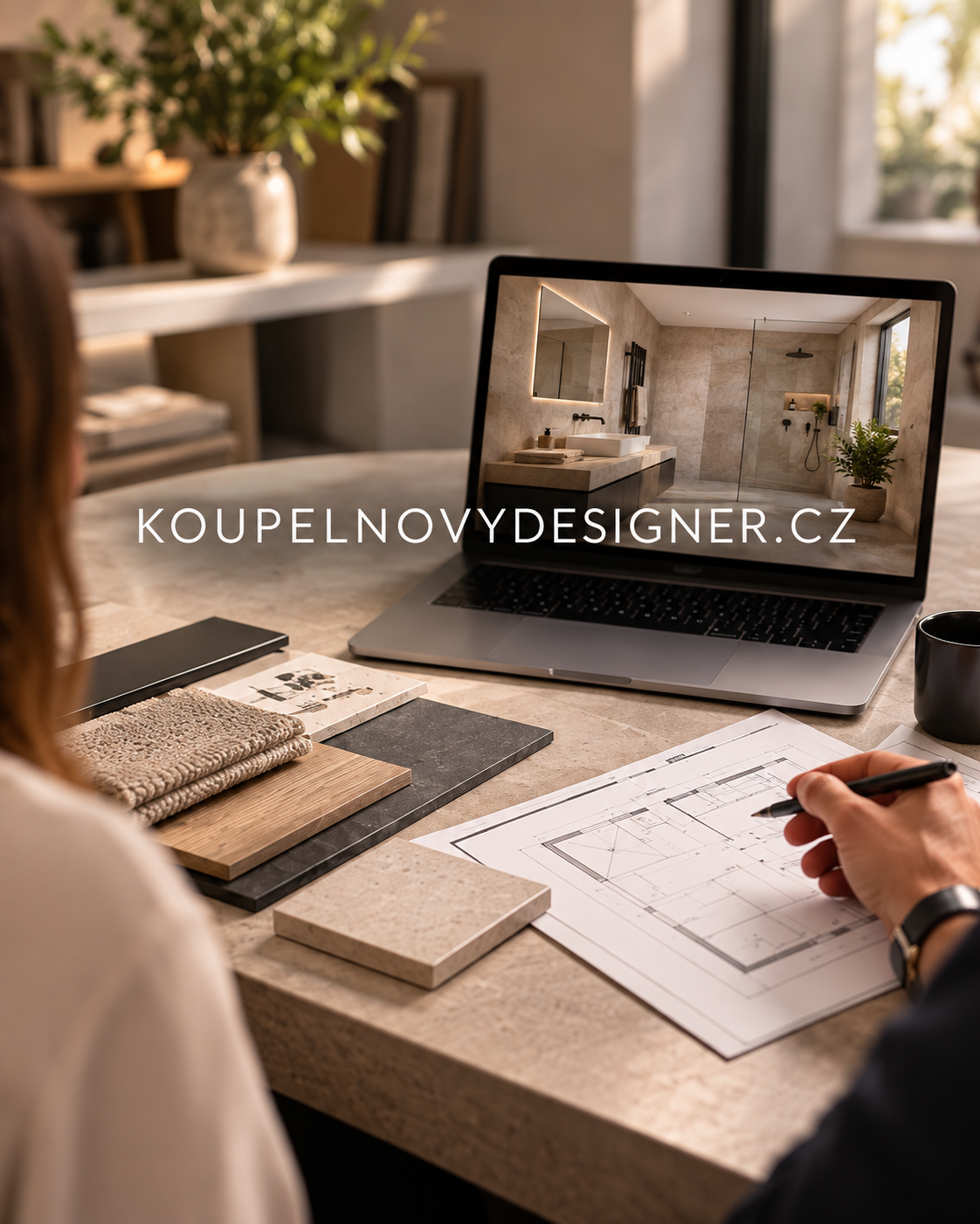 KOUPELNOVYDESIGNER.CZ | 3D návrhy, výběr materiálů, mobilní showroom a projektové vedení přímo u zákazníka.